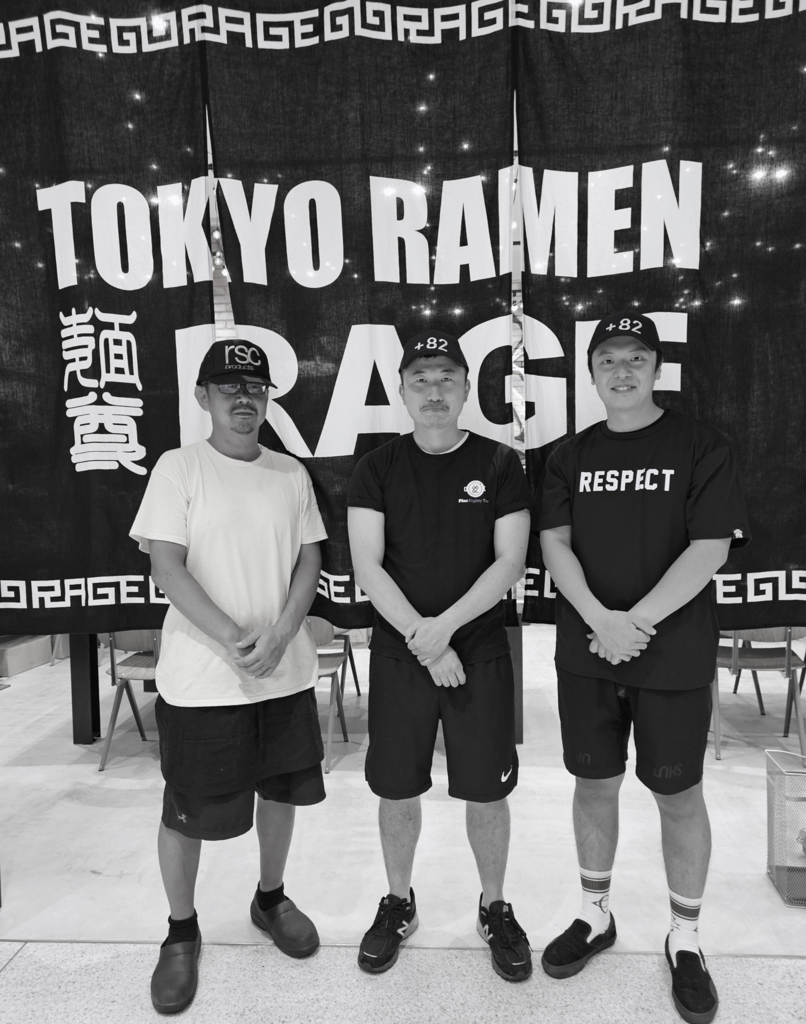 The team at the Tokyo Ramen Rage event